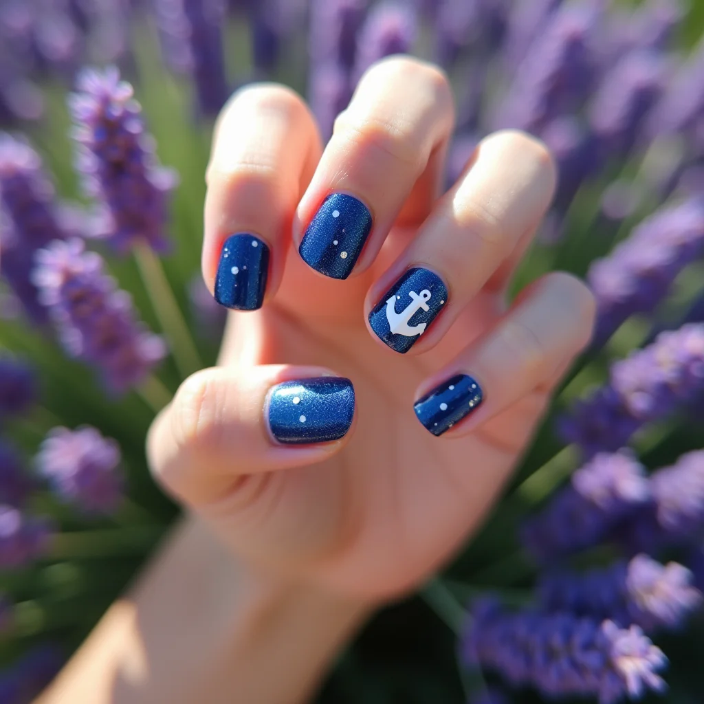 25 Blue And Silver Nail Designs You Must Try in 2025