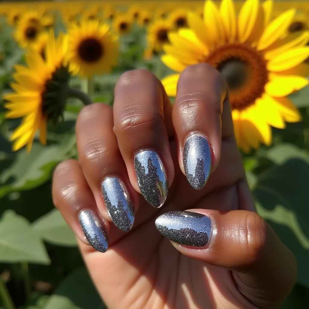 Holographic Ombre Glam