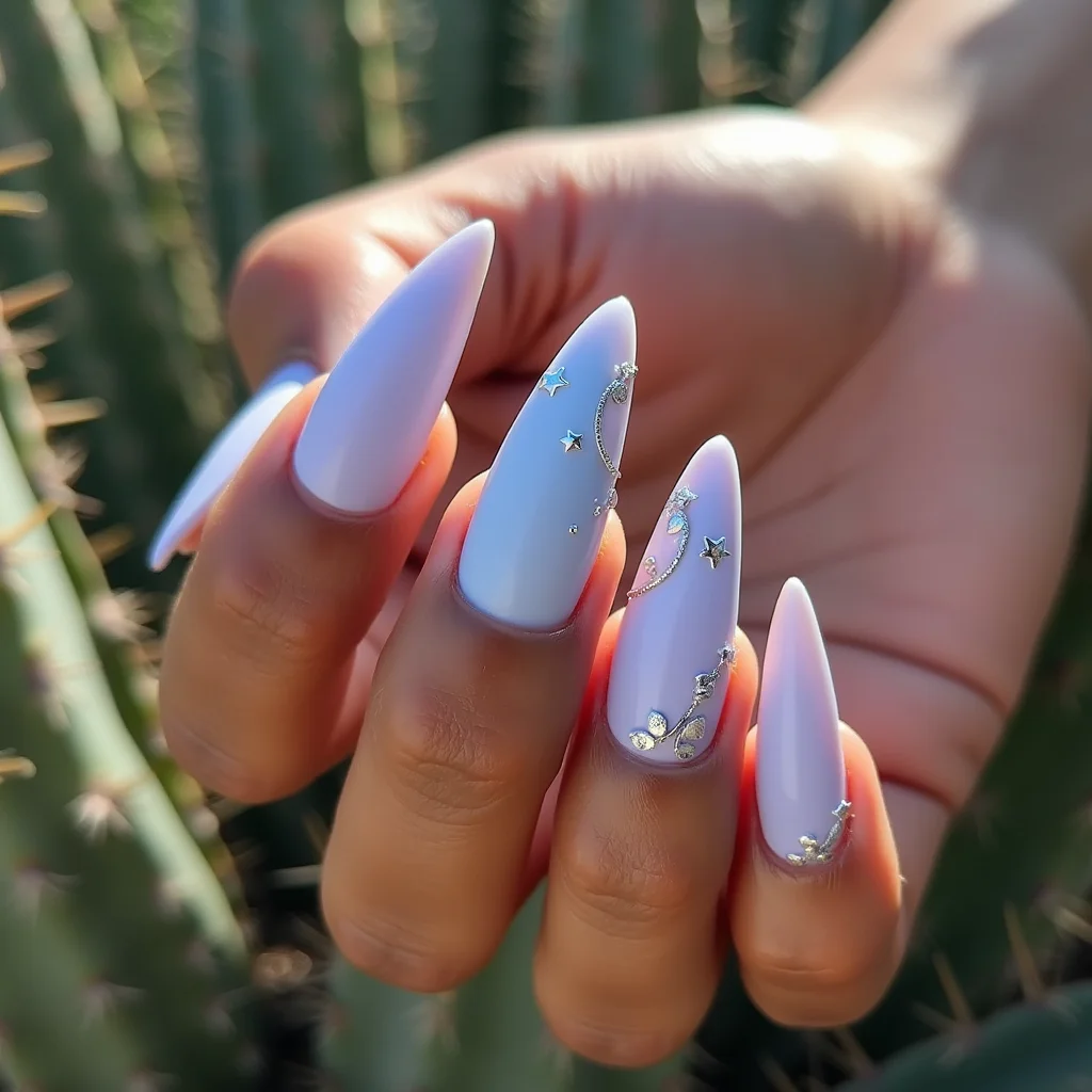Lavender Ombre Night