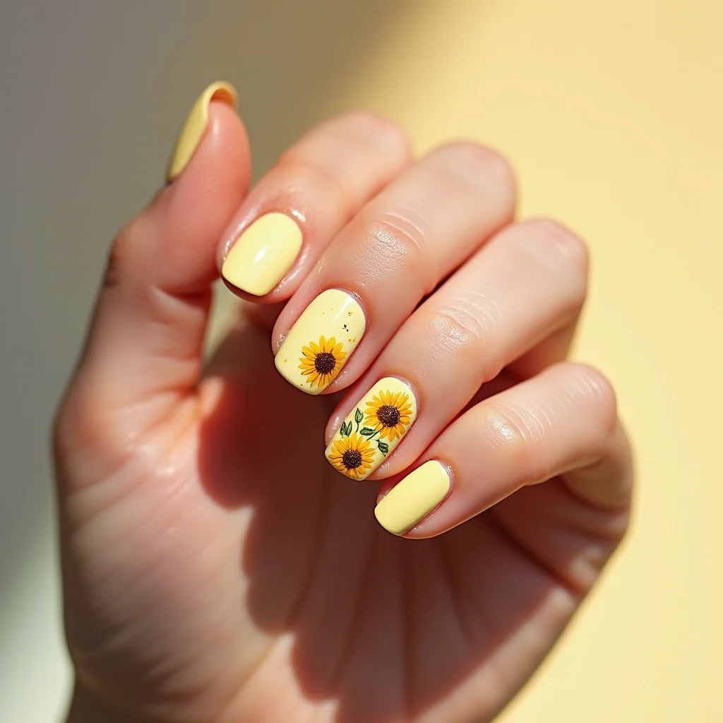 Sunny Pale Yellow