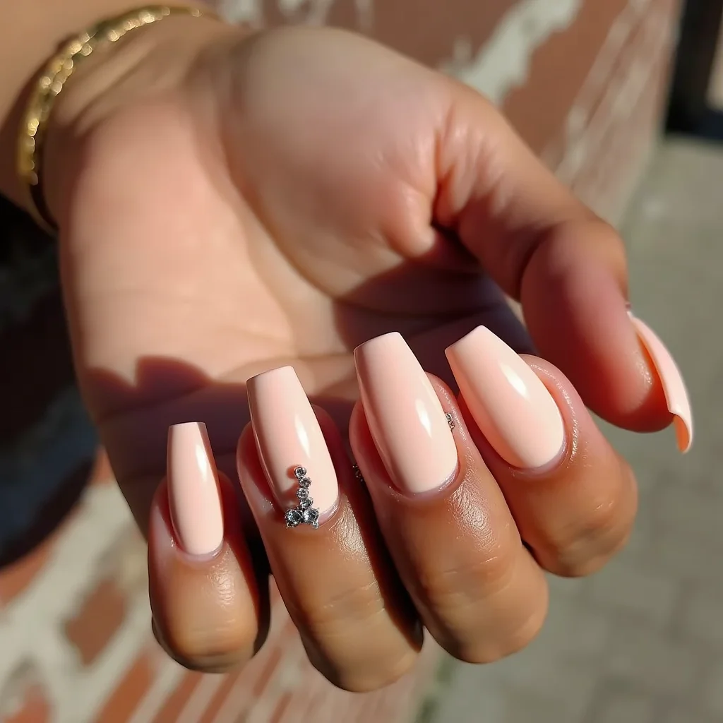 Glamorous Pale Peach
