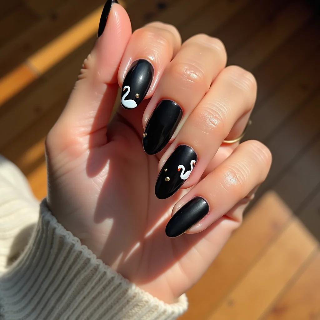 Dual Finish Swan Glam