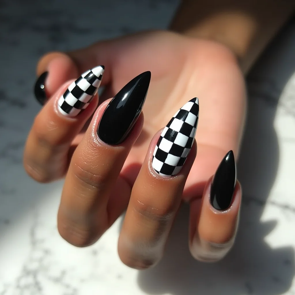 Bold Checkerboard Flare