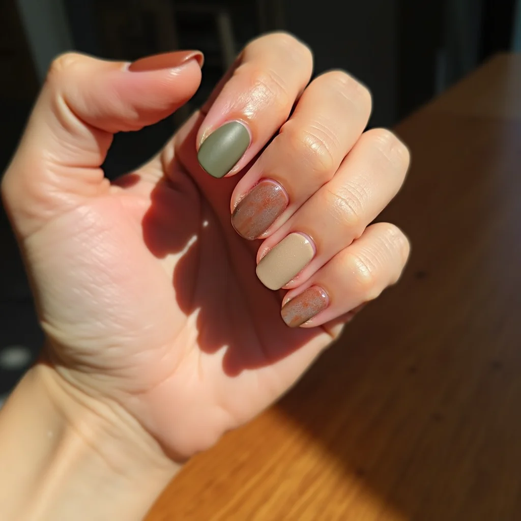  Earthy Tie Dye Matte