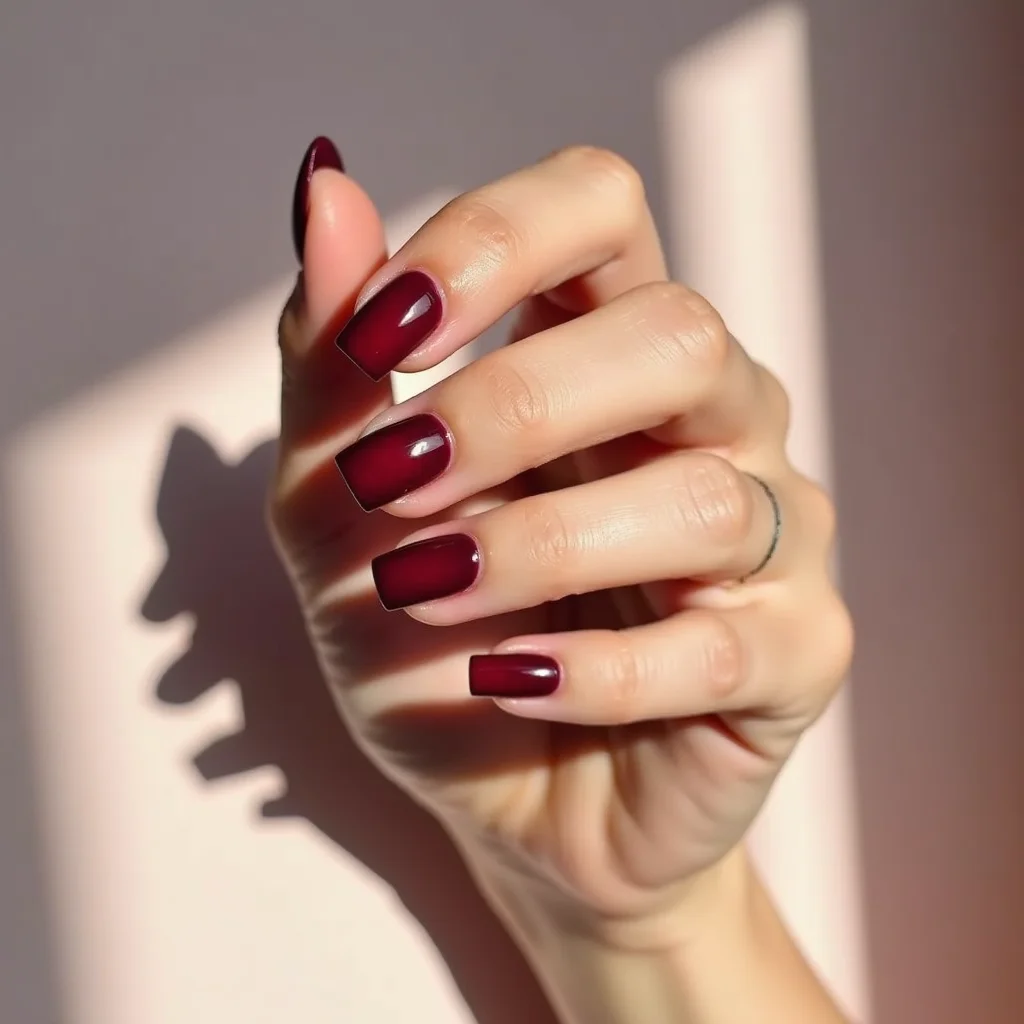 Ombre Red Square Transition