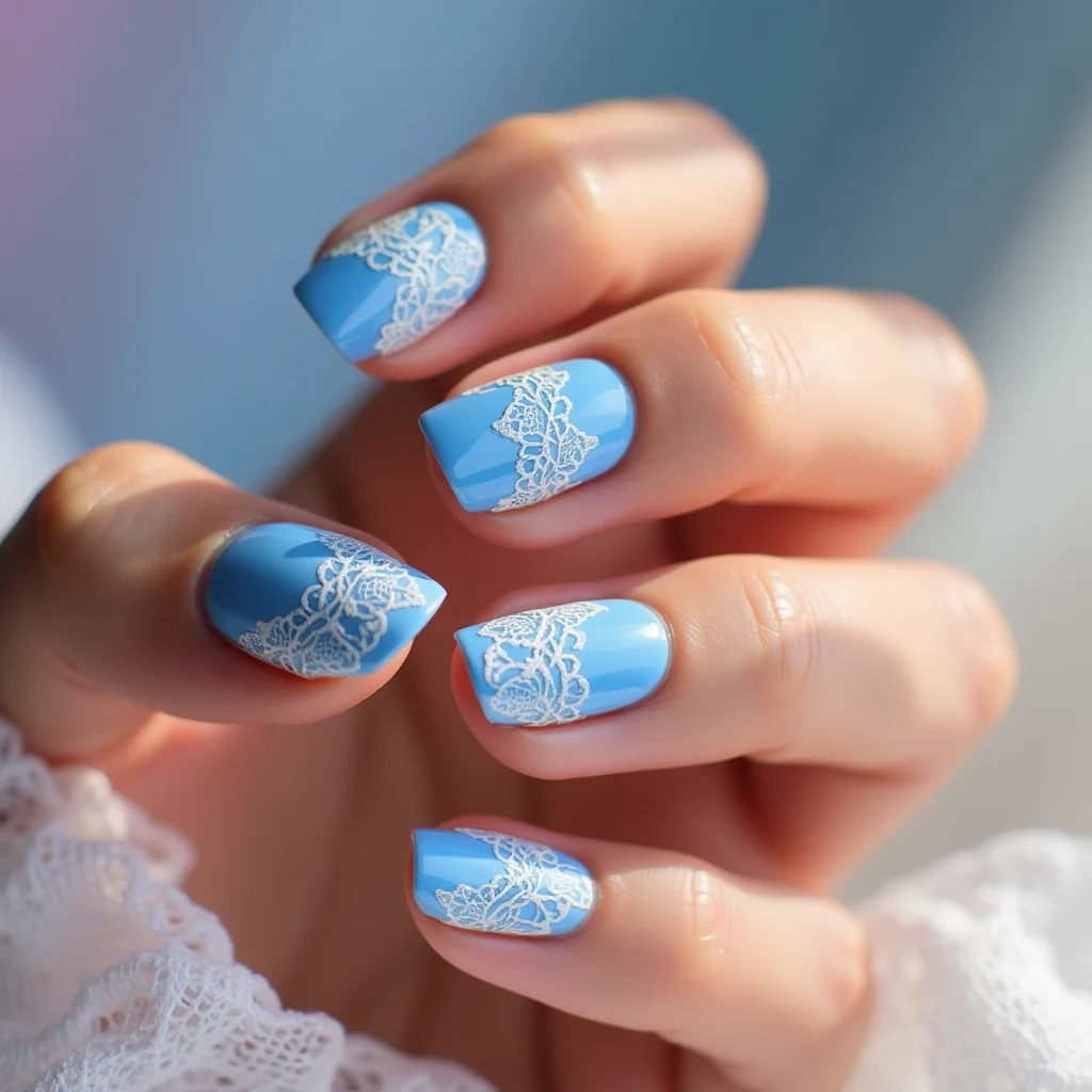  Elegant Lace in Blue