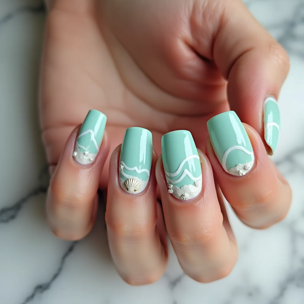 Beachy Mint Quartz
