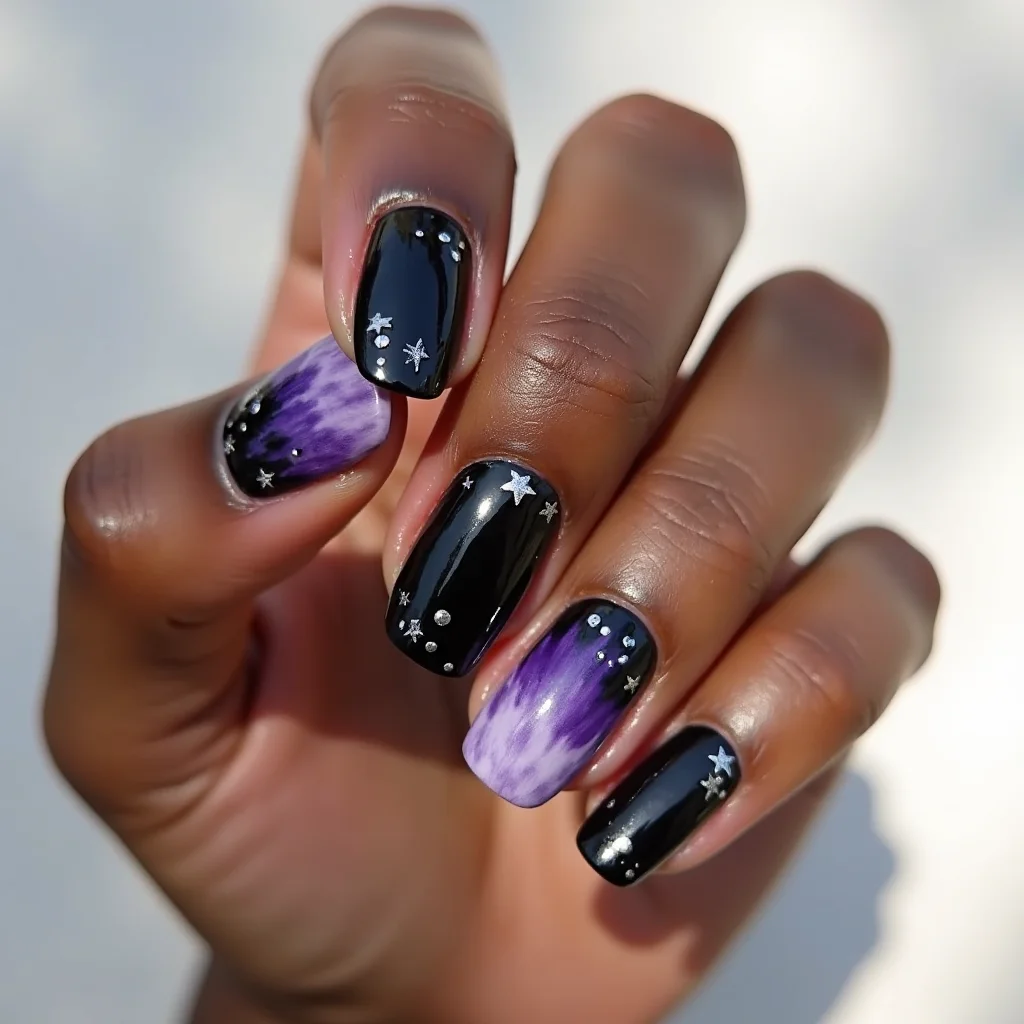 Whimsical Tie-Dye Stars