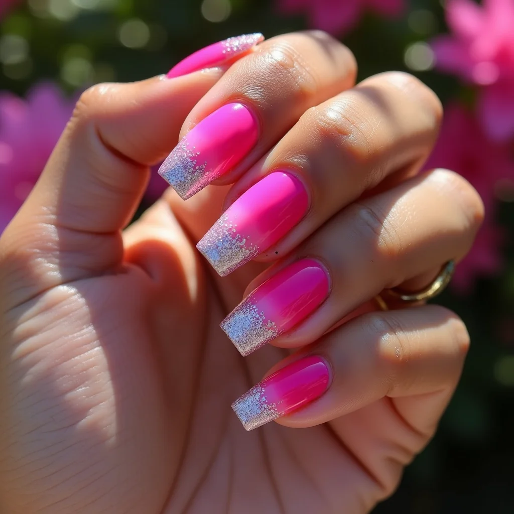 Fuchsia Ombre Glow