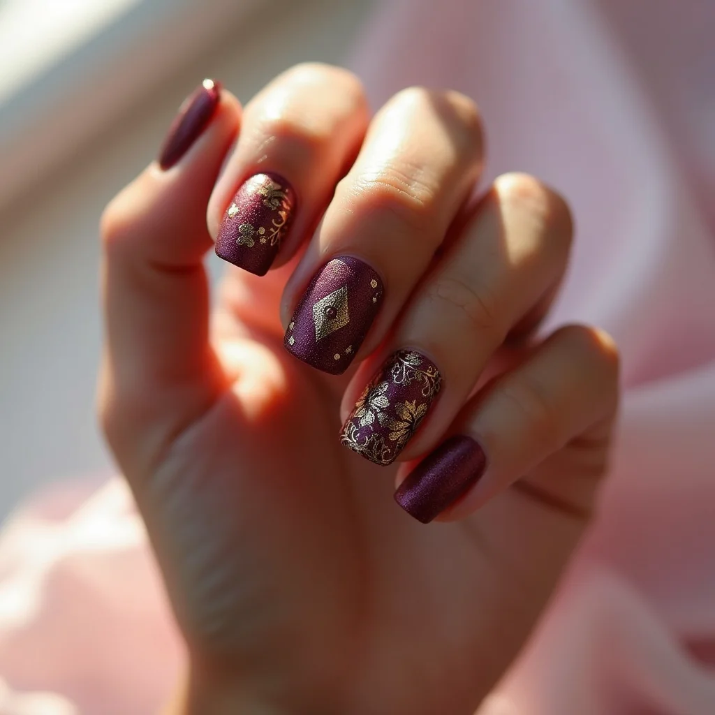  Vintage Burgundy Glow