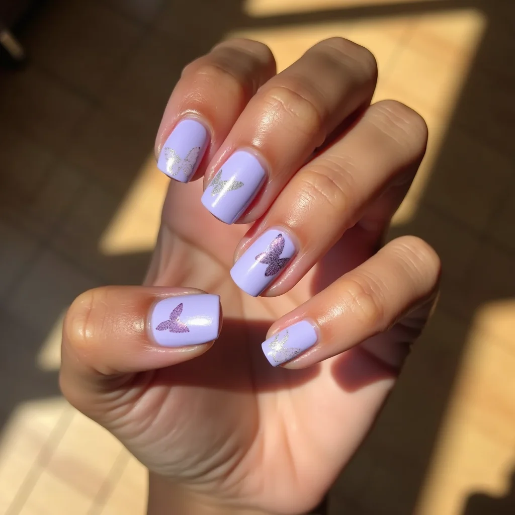 Whimsical Lavender Curve