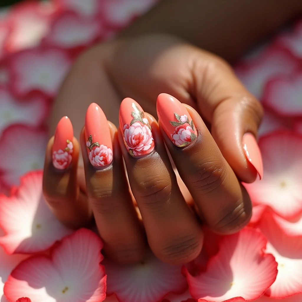 Coral Peony Geometry
