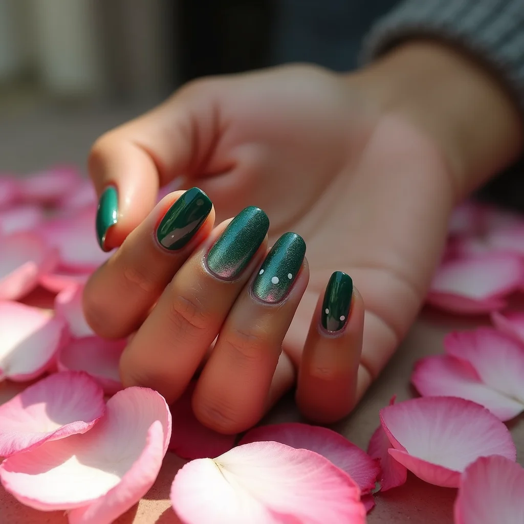Forest Green Acrylic Ombre Play