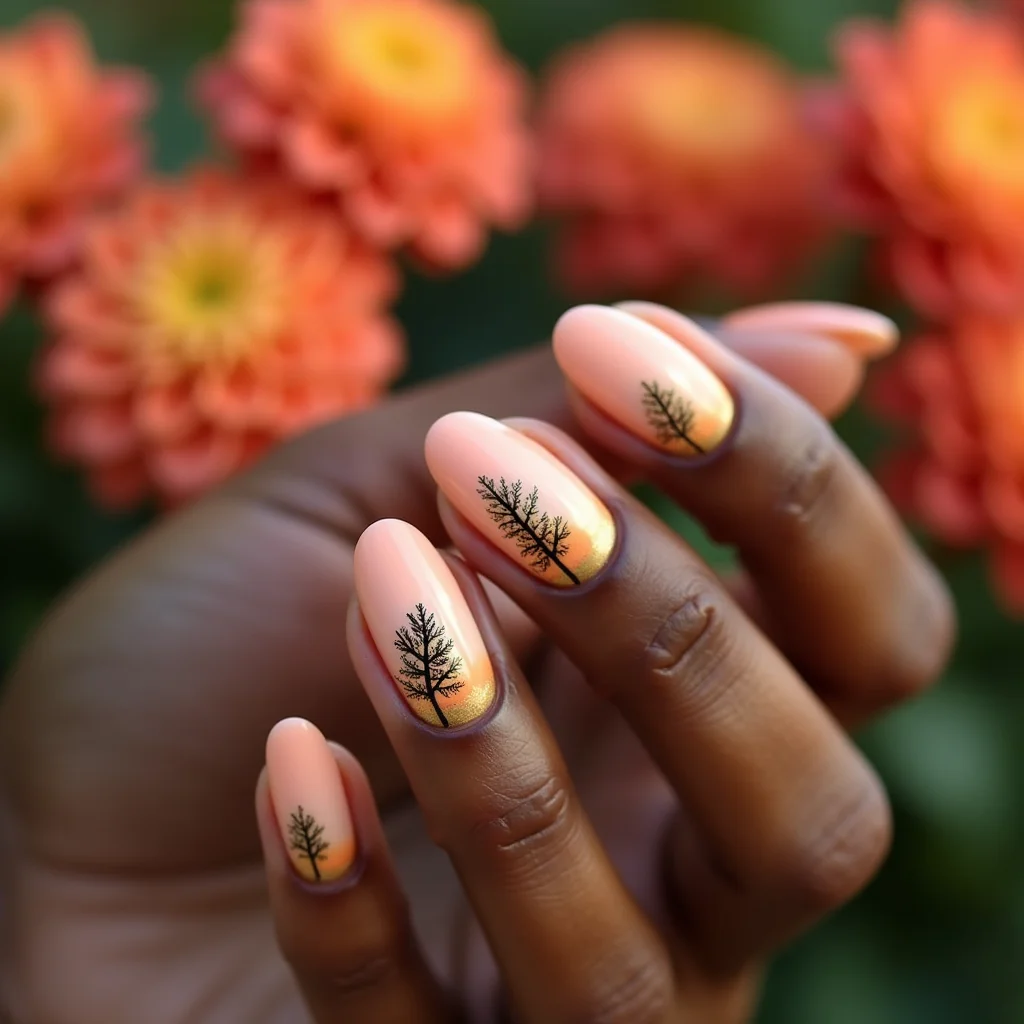  Peach to Gold Transition