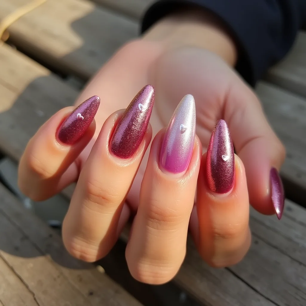 Rose Gold Heart Gradient