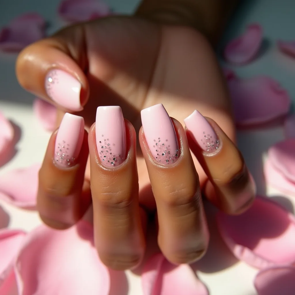 Sparkling Soft Pink Champagne