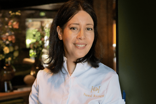 Nawal Rezagui, Cheffe du restaurant gastronomique Alcôve de l'Hostellerie Briqueterie & Spa