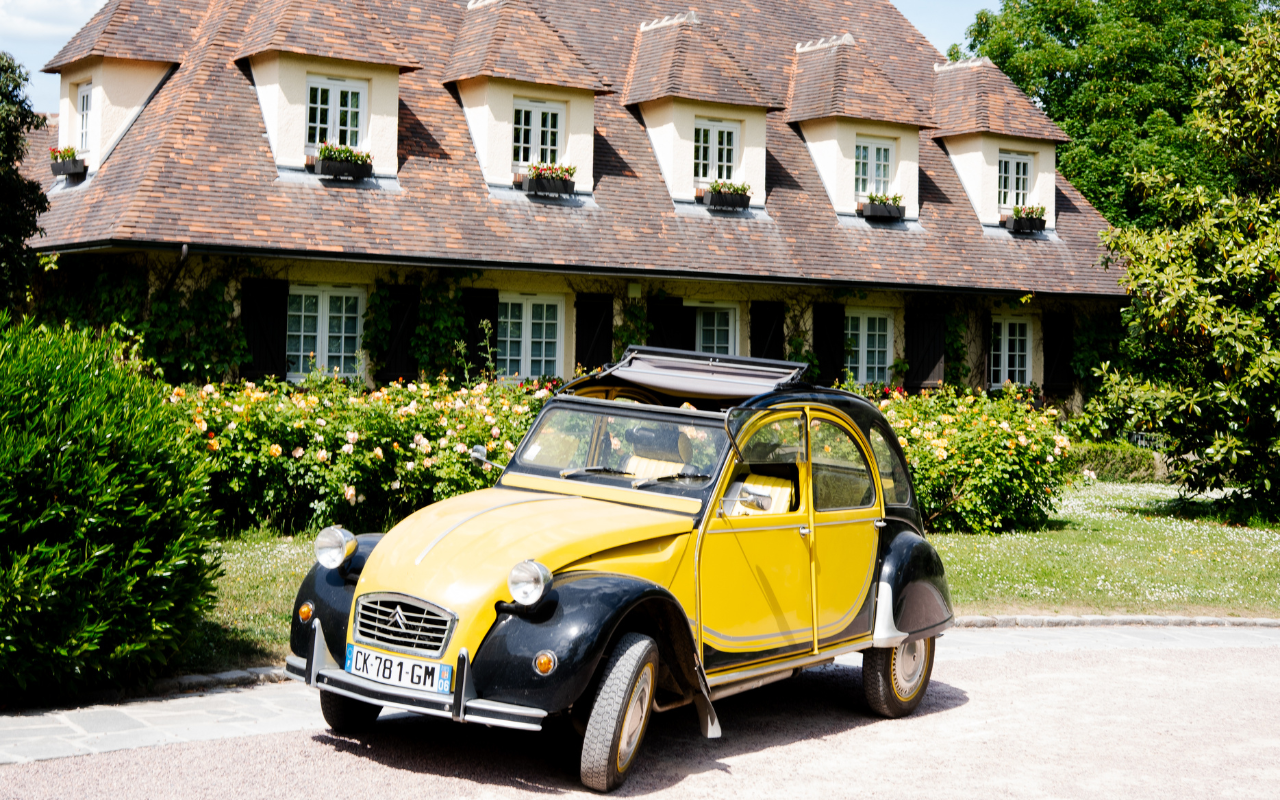 Picnic & 2CV at Domaine Eric Taillet