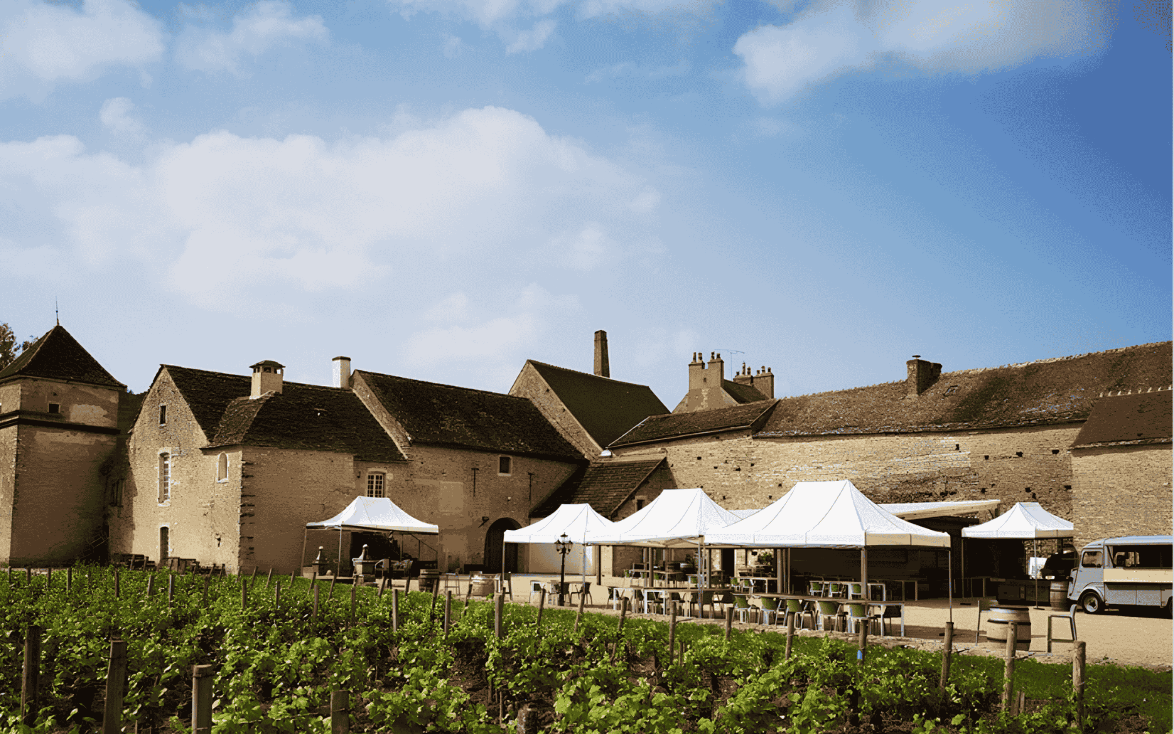 Une table éphémère au cœur du Clos du Moulin aux Moines