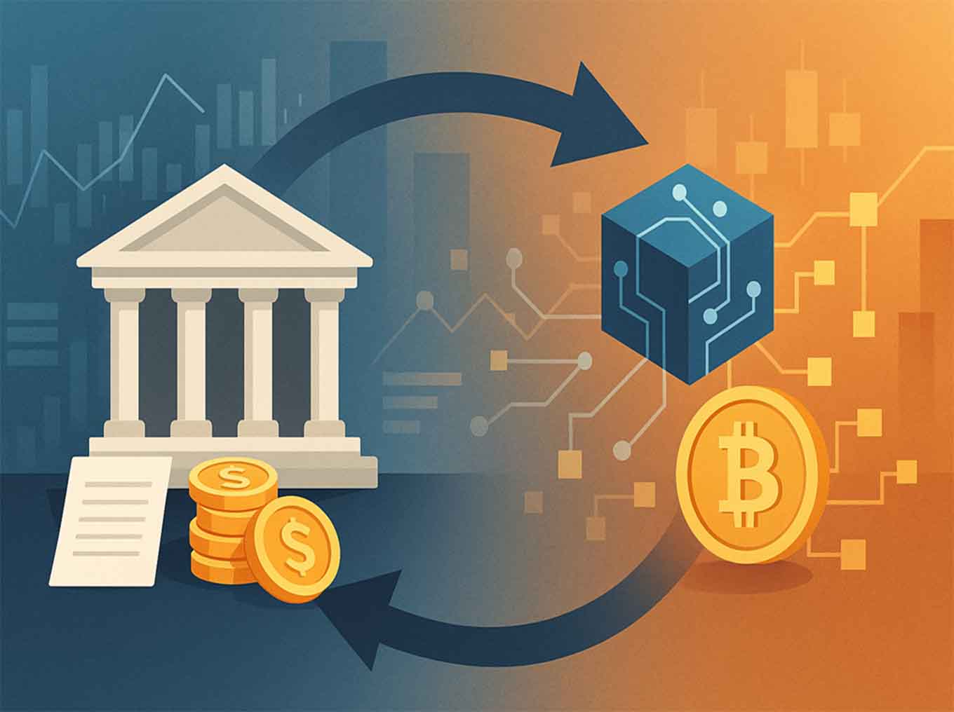 Traditional finance bridges to digital assets