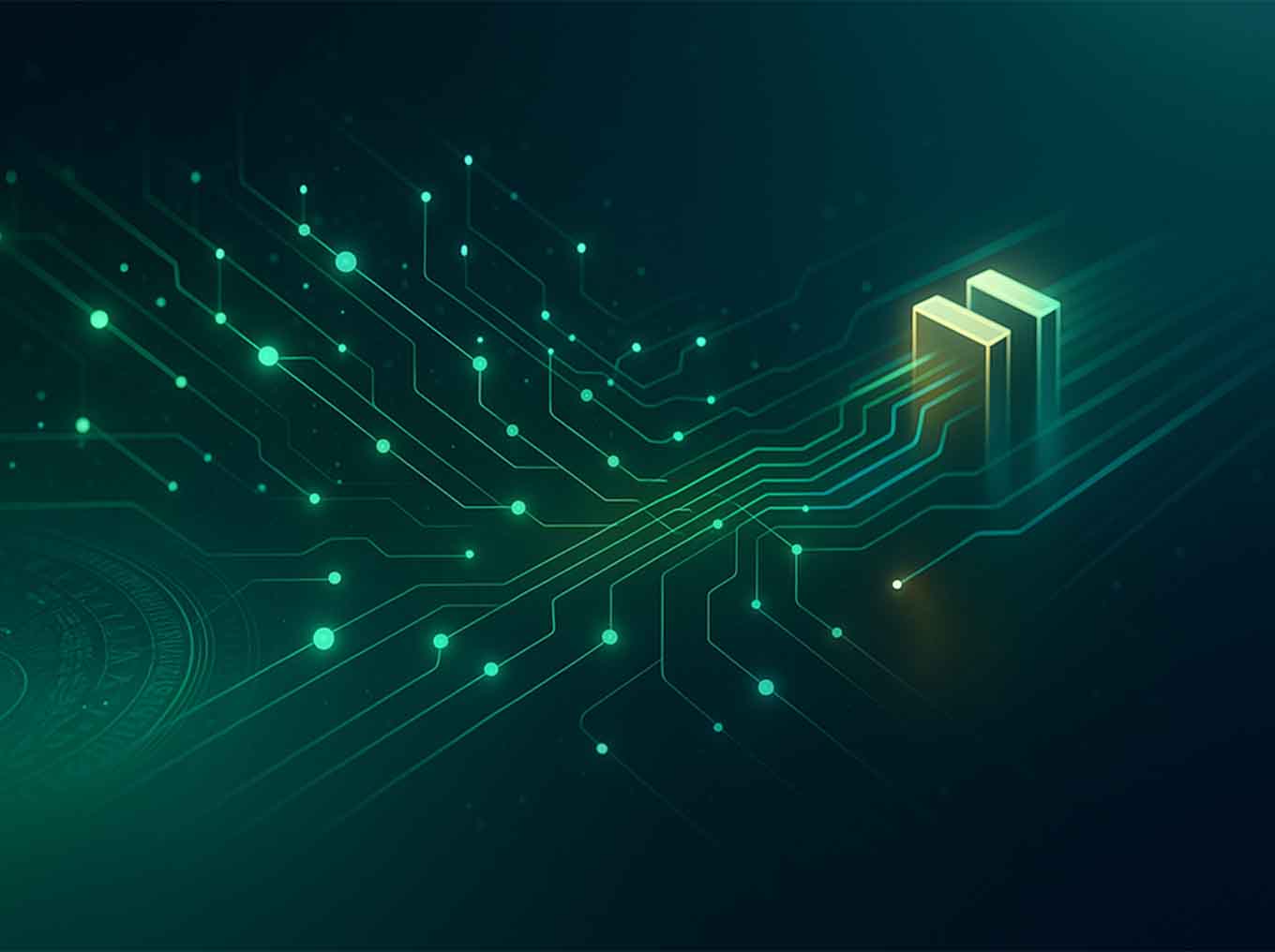 Stablecoin dollar network illustration