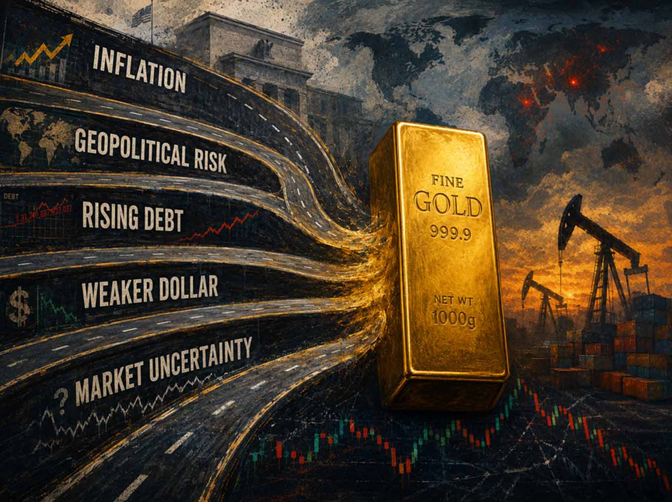 Gold and commodities market shift