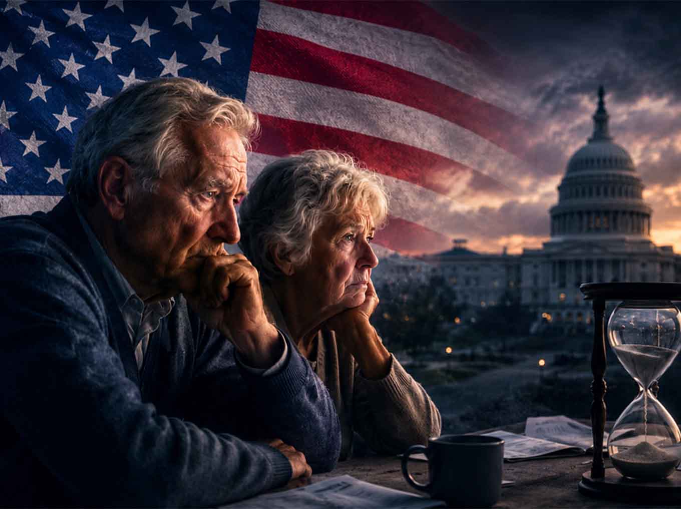 Retirement uncertainty under the American flag