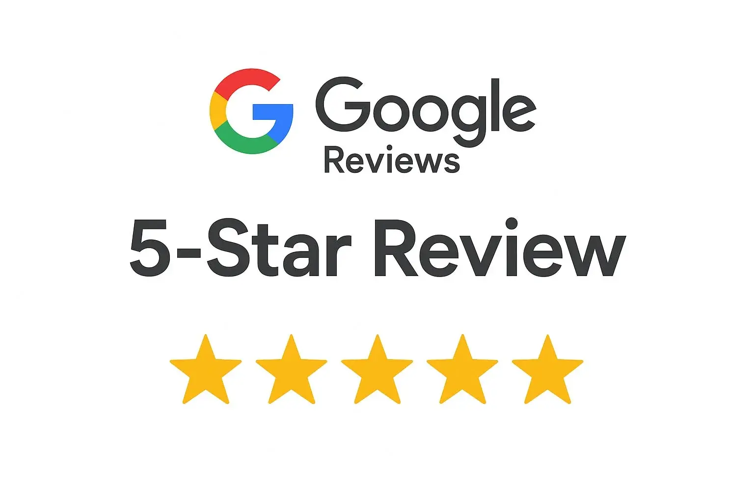 Google Reviews, 5-star rating