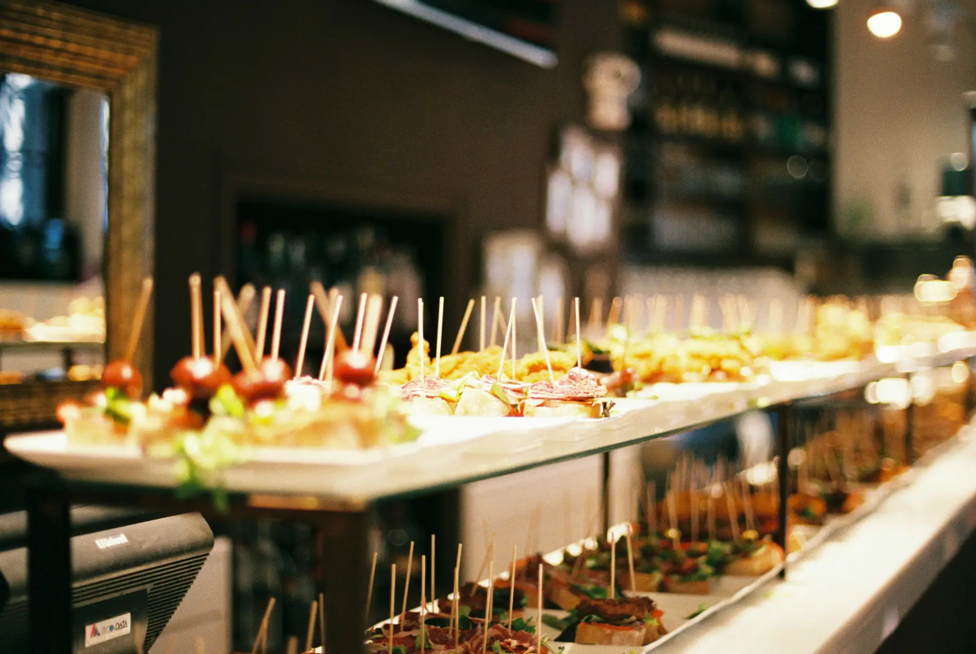 Modern Corporate Catering with Interactive Food Stations