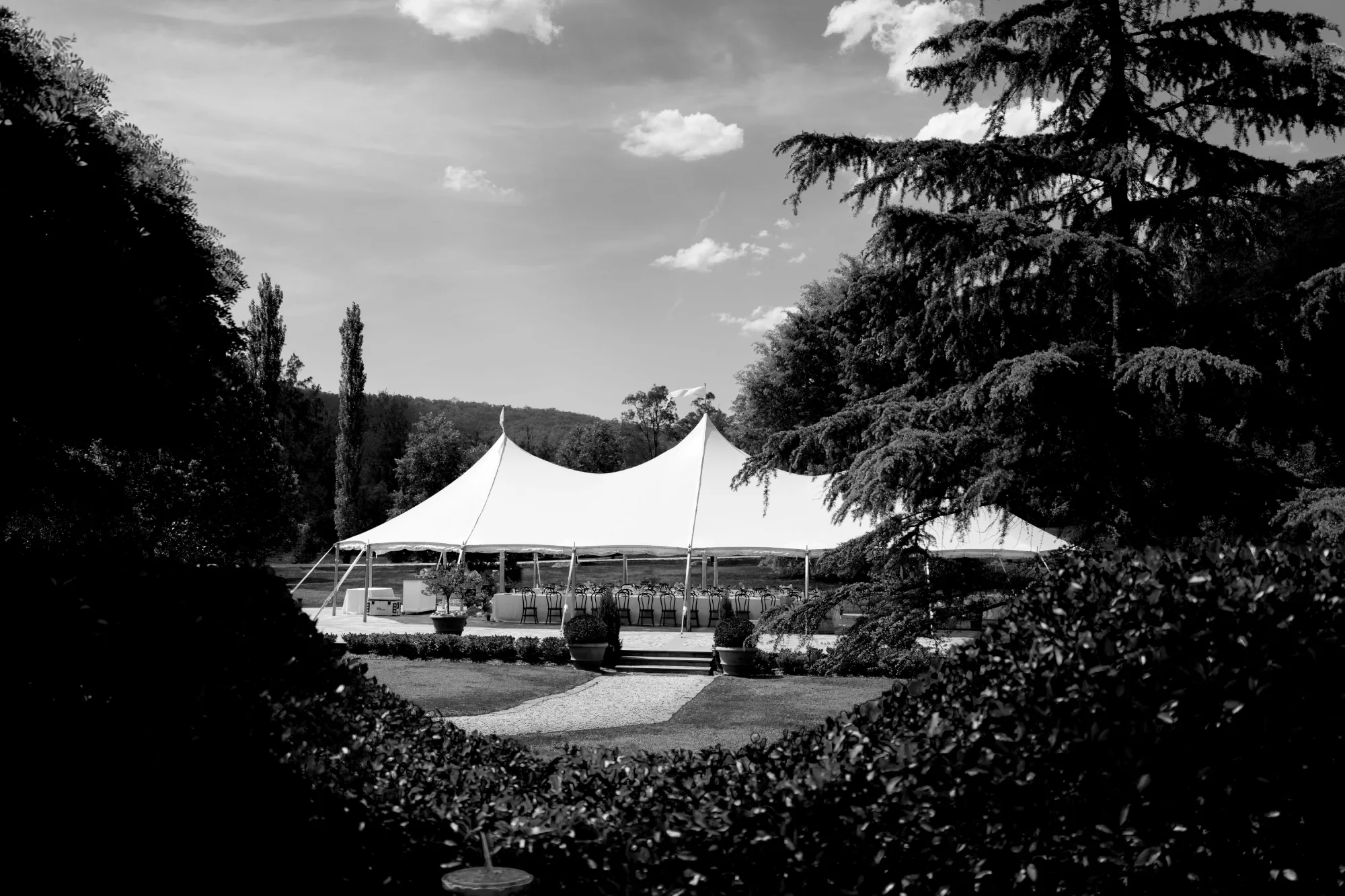 Planning Catering for a Marquee or Tipi Wedding