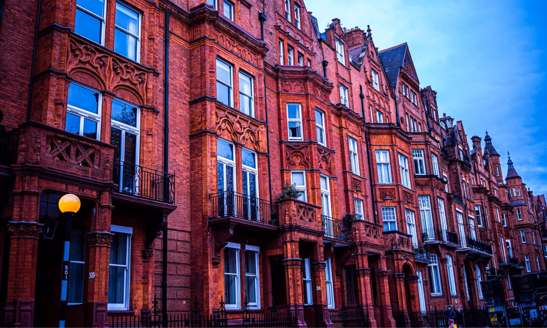 Pont Street block in Chelsea, West London