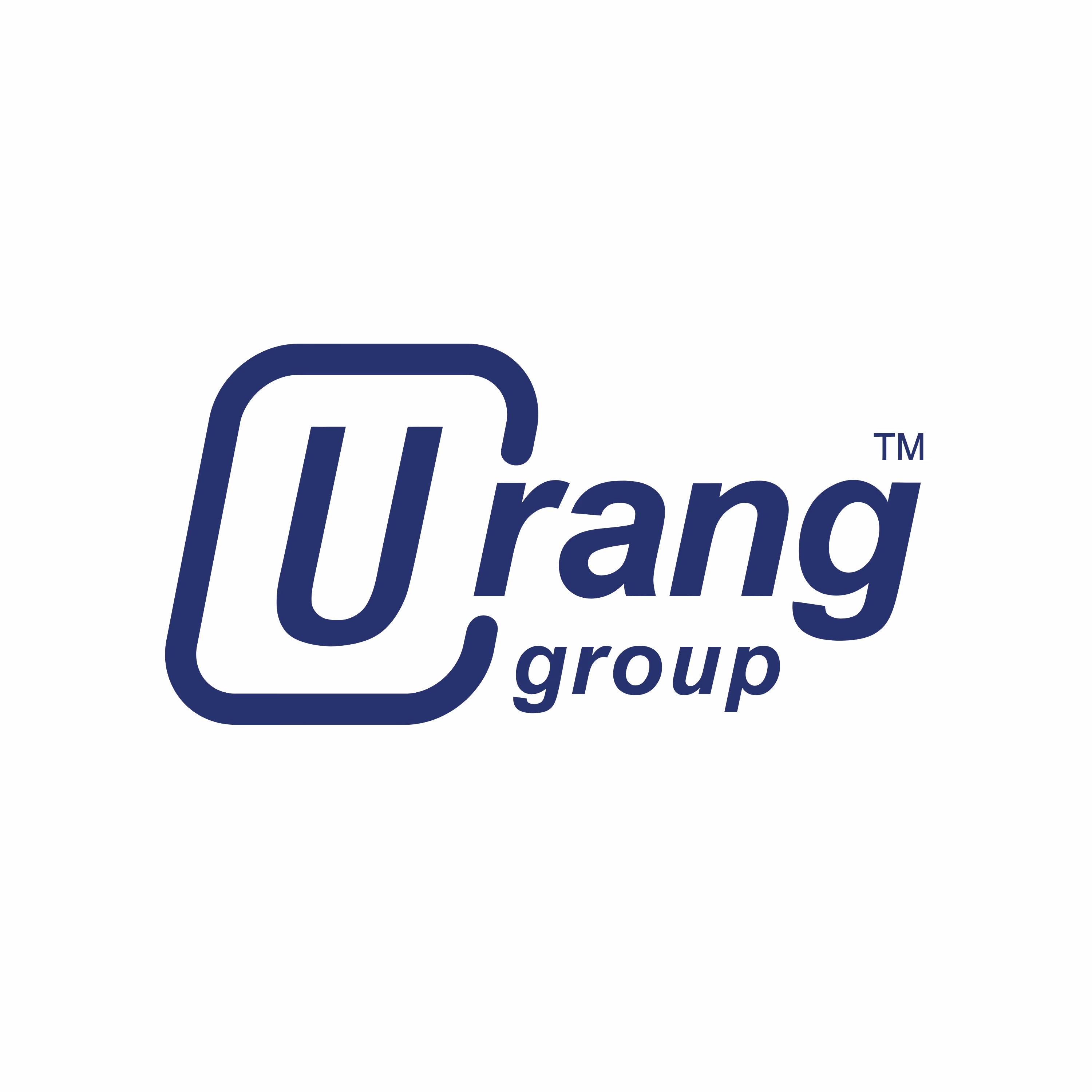 Urang group logo with stylized U inside a rounded square and the text 'rang group' next to it