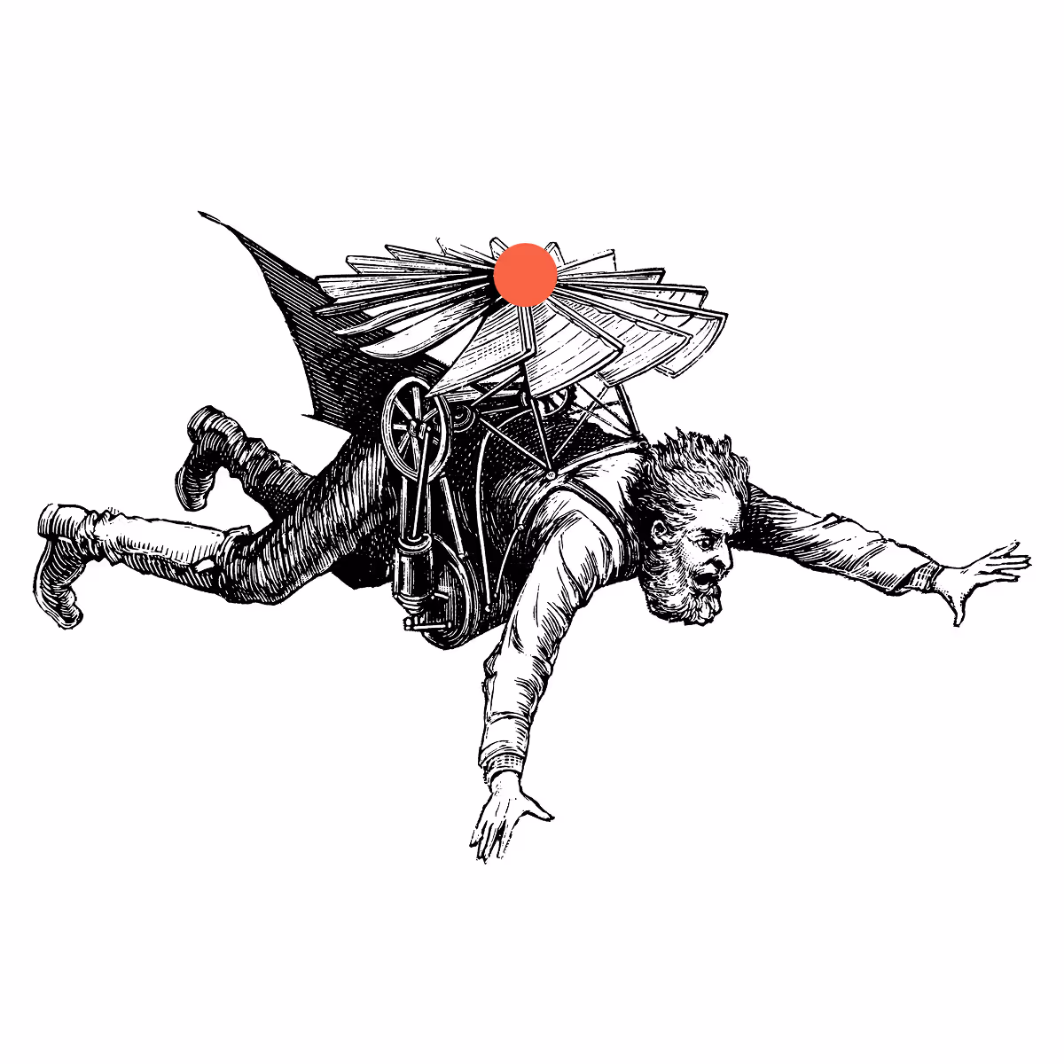 Illustration d'une chute