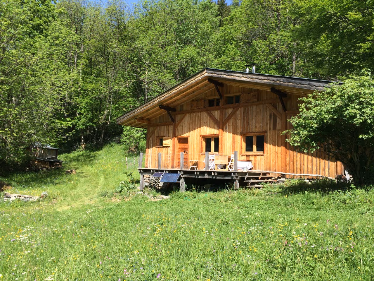 chalet sur la montagne