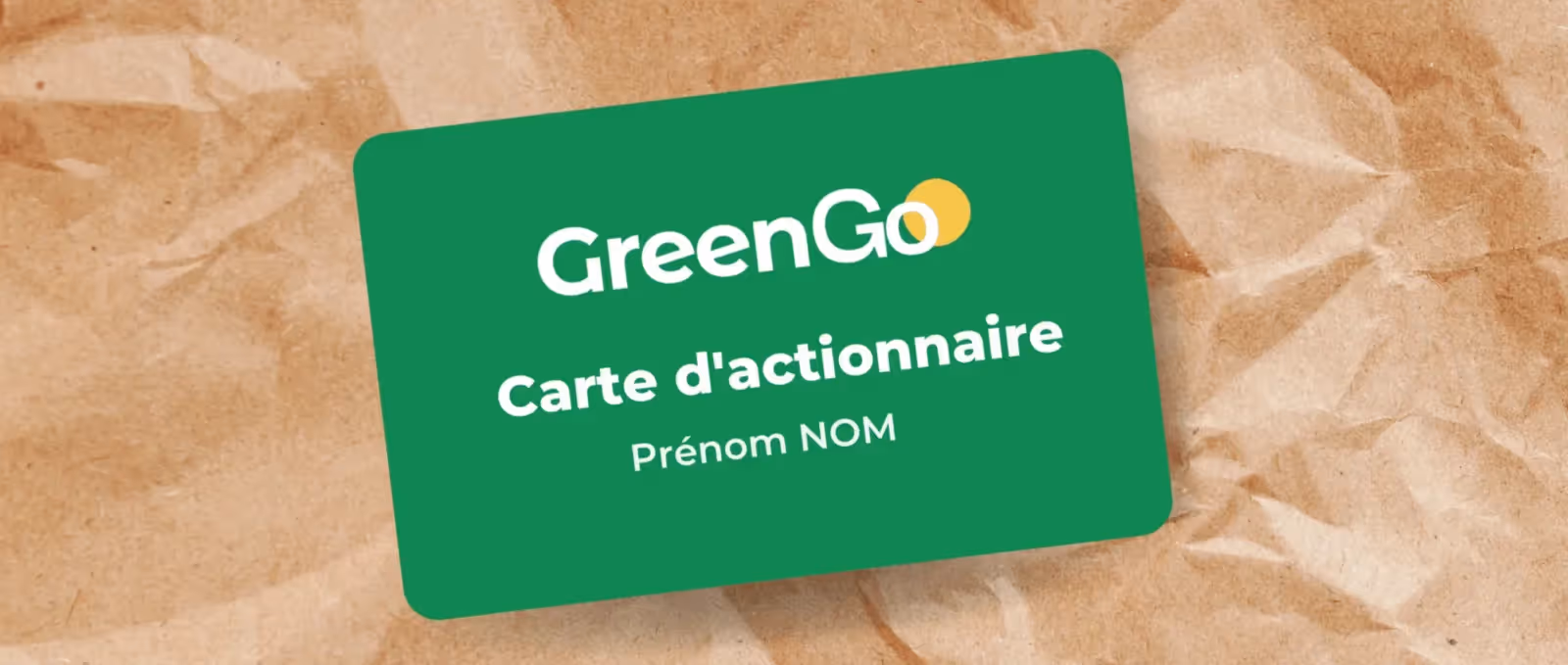 Construisons l'alternative ensemble : devenez actionnaires de GreenGo !