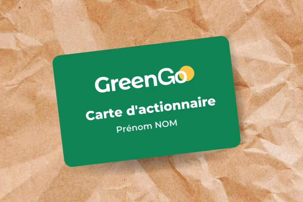 Construisons l'alternative ensemble : devenez actionnaires de GreenGo !