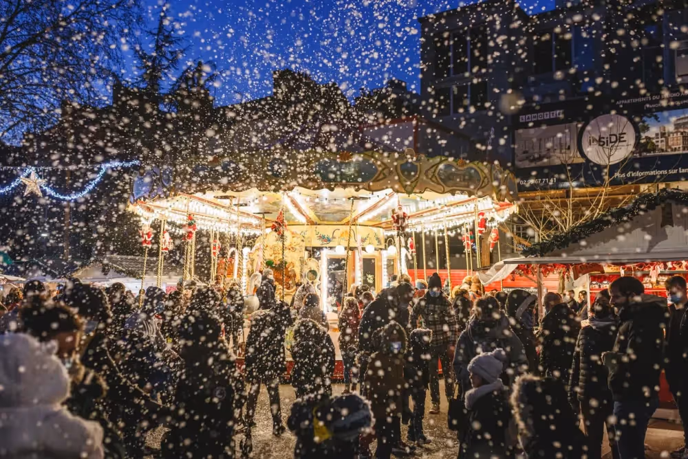 Les marchés de Noël en 2024 accessibles sans voiture en France