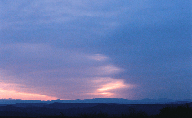 Vue sur la Provence et les Alpes
