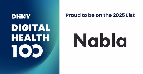 Nabla Named to the 2025 New York Digital Health 100 by Digital Health New York (DHNY).