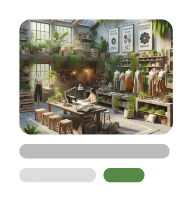 Le Placard - Photo d'annonce de projet dans la mode représentant des bureaux de design éco-responsable.