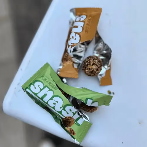 Snash, emballages ouverts