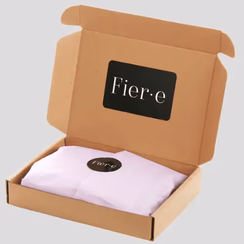 Fier-e, produit dans l'emballage