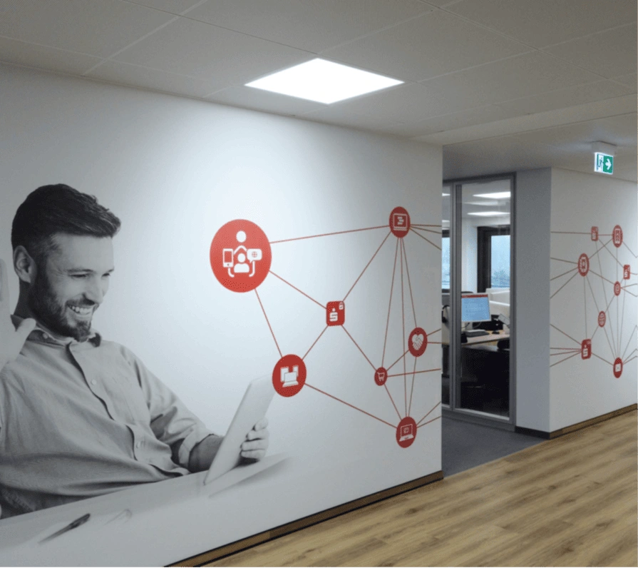 Picmural, peinture murale dans un coworking