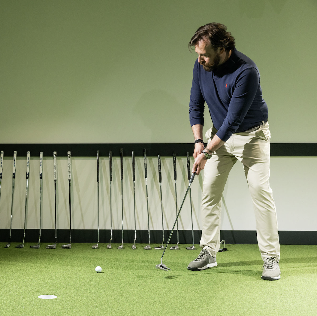 Man Putting