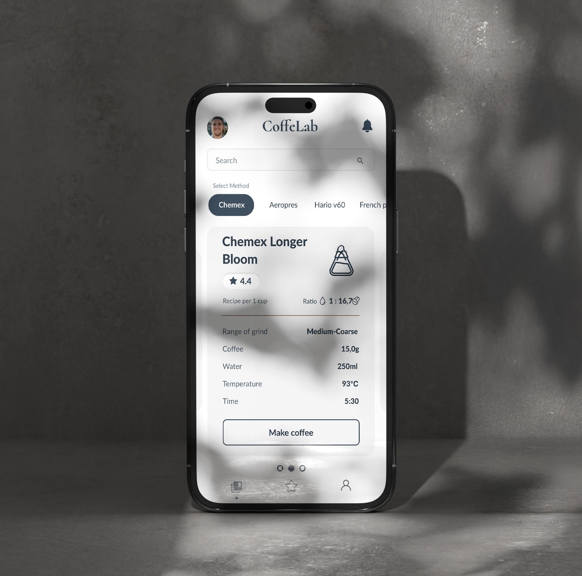 Mobile app screenshot