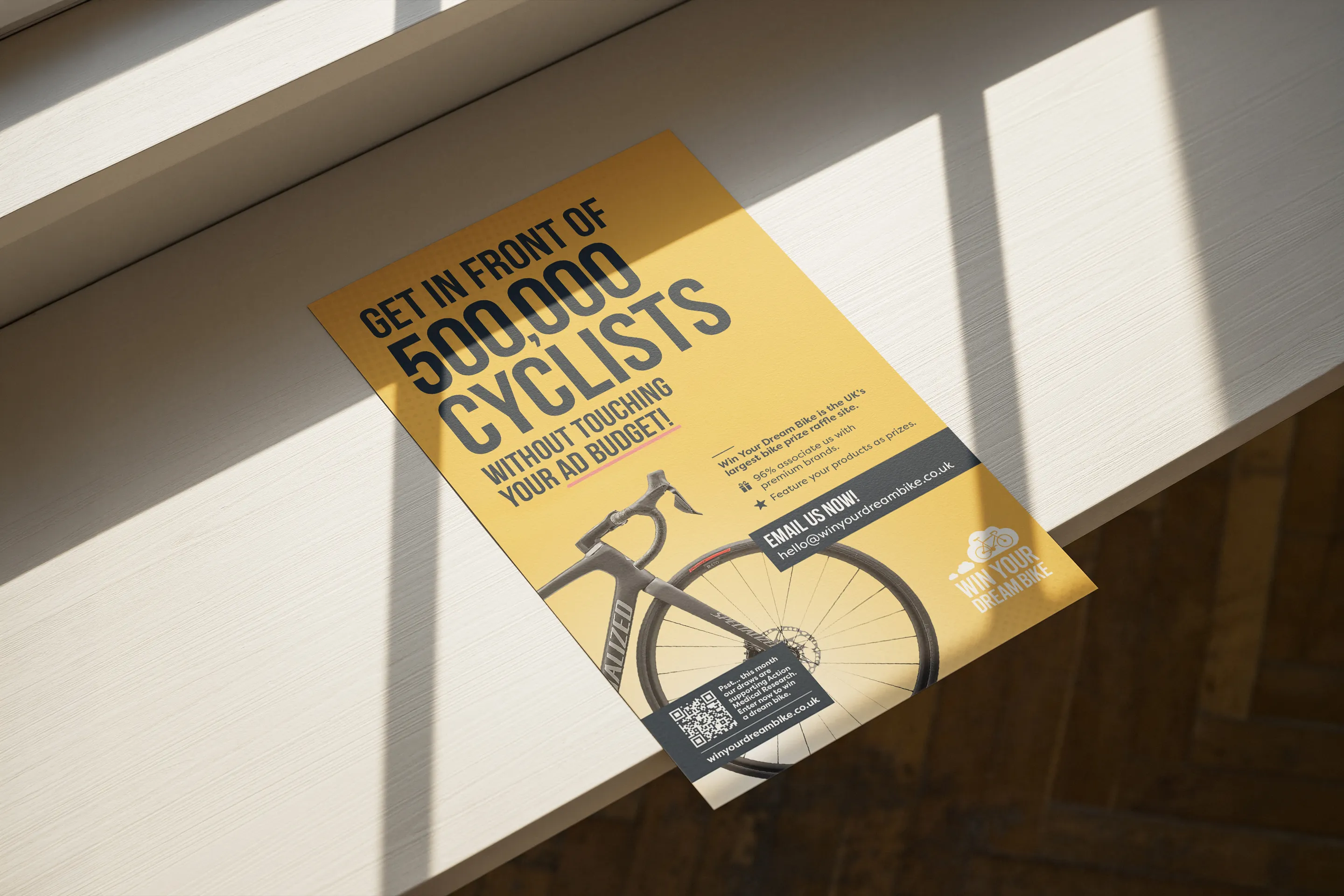flyer advert design for bike company