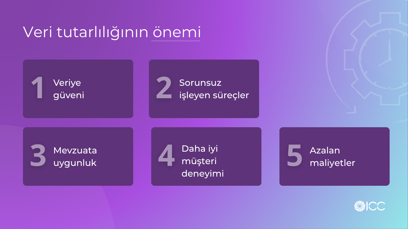 Veri tutarlılığı neden önemlidir?