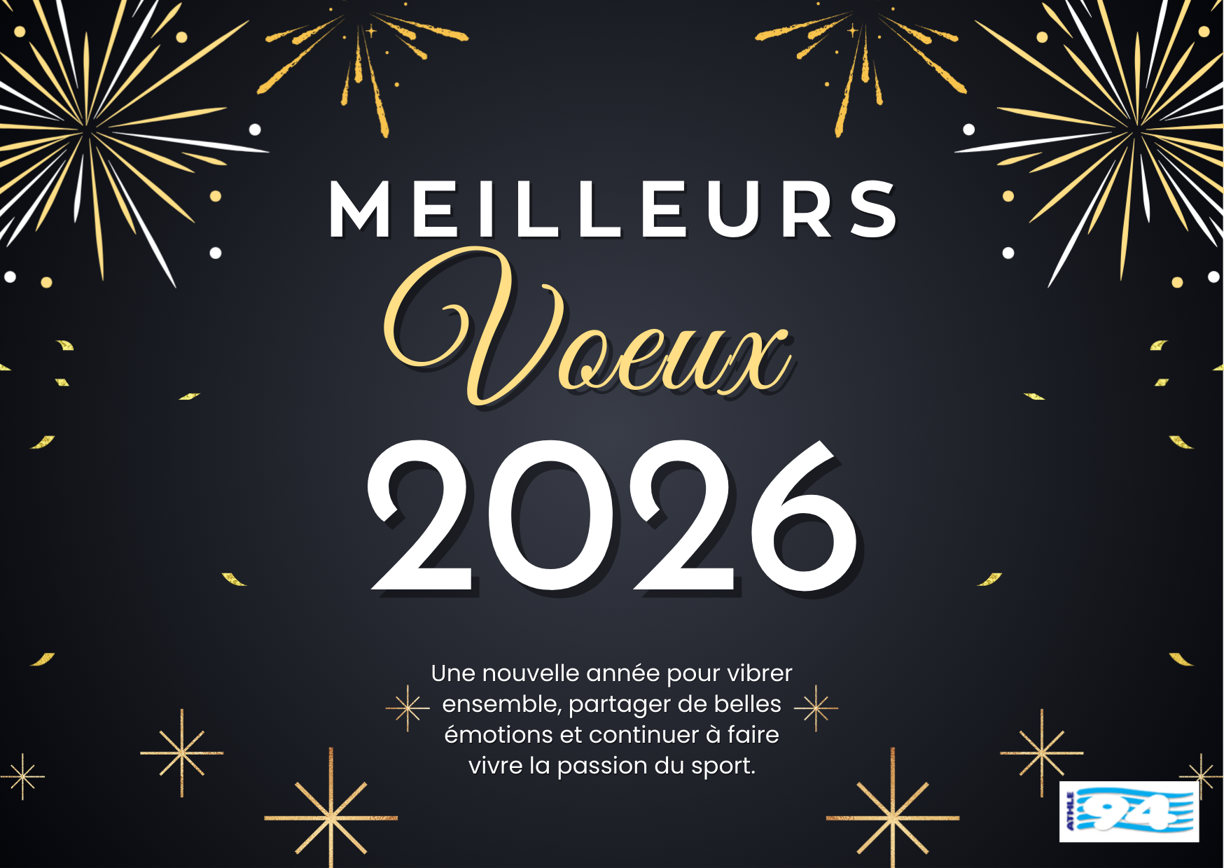 🎉 Bonne année à toutes et à tous !