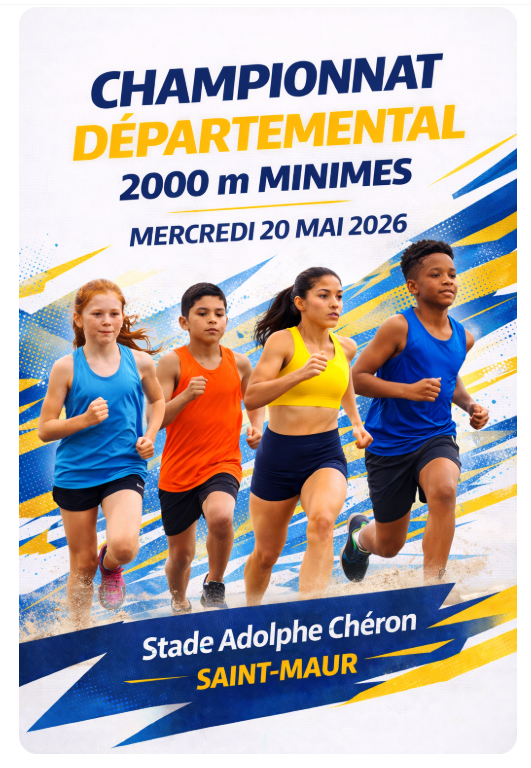 🏃‍♂️🔥 Les minimes ont rendez-vous sur le 2000 m !