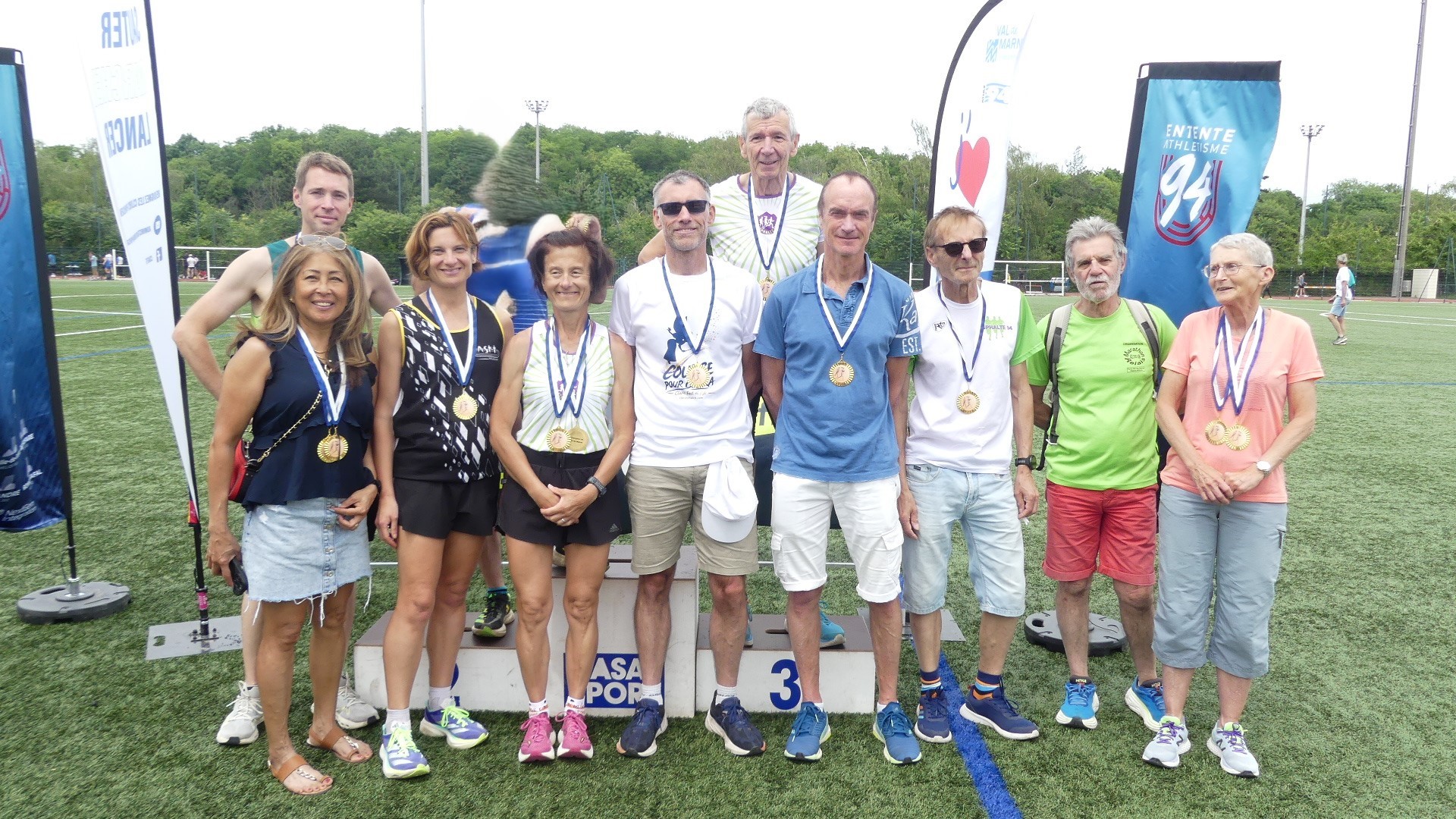 Les podiums des courses sur route 2026 